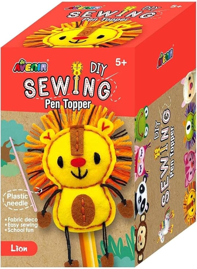 DIY Sewing Pen Topper Lion